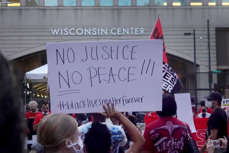 Protest erupts in Wisconsin after police shoot Black man