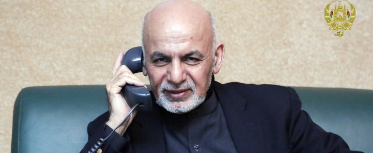 ومشاور امنیتی ملی امریکا به رییس جمهورغنی: مذکرات هرچی زودتر شروع و آتش بس صورت گیرد